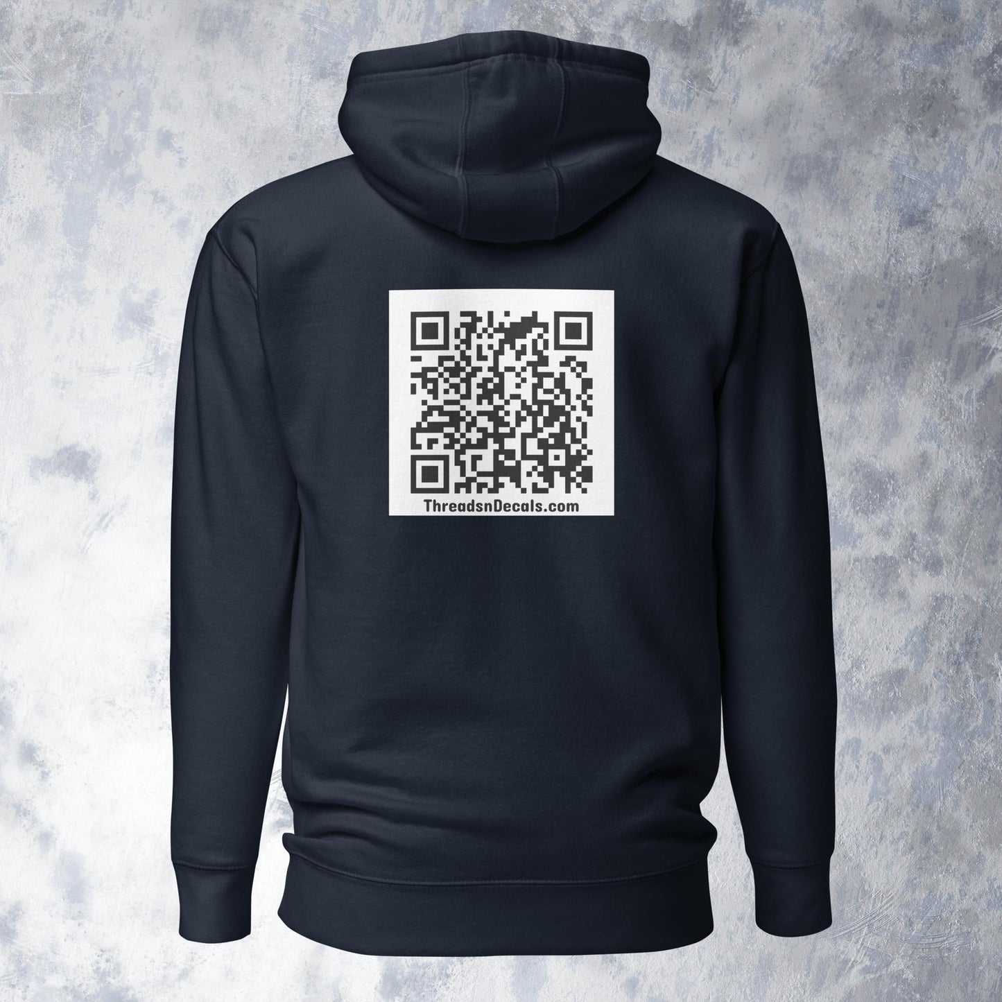 Not Stuck Growing QR Code Hoodie