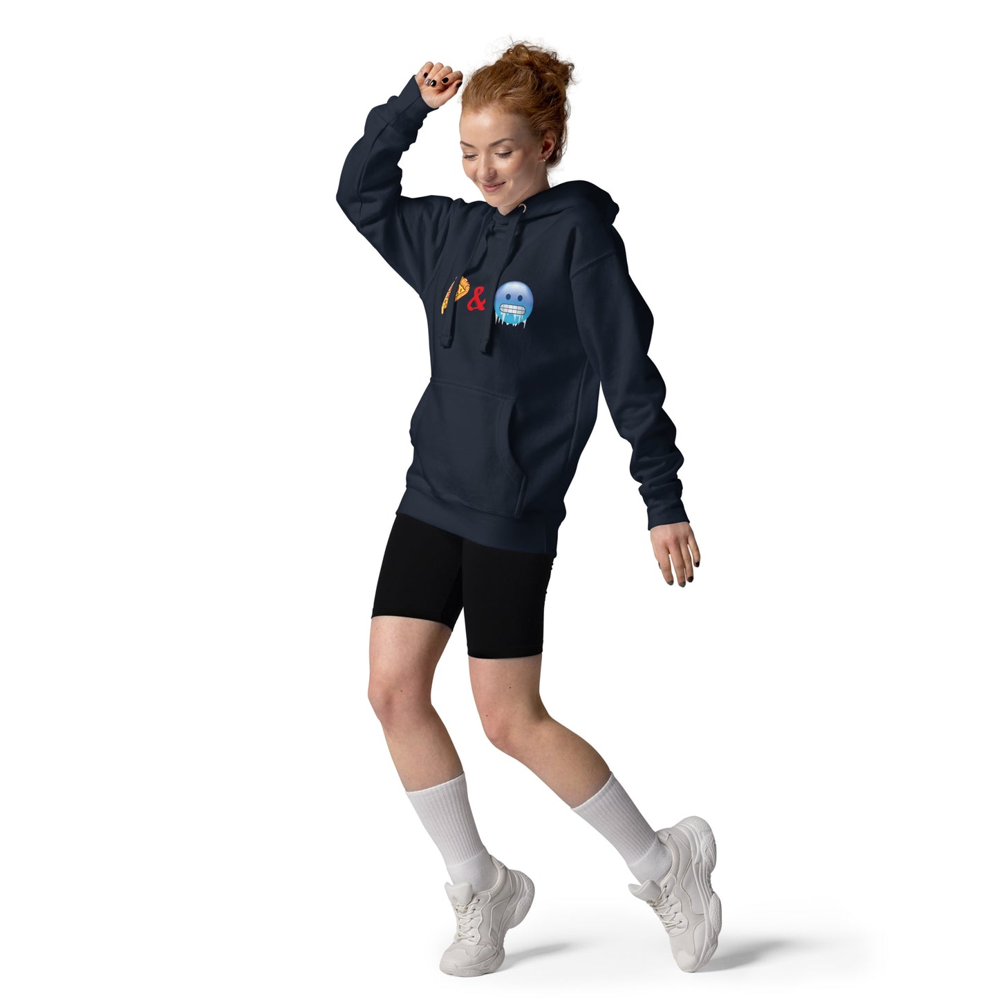 Pizza & Chill Emoji Hoodie