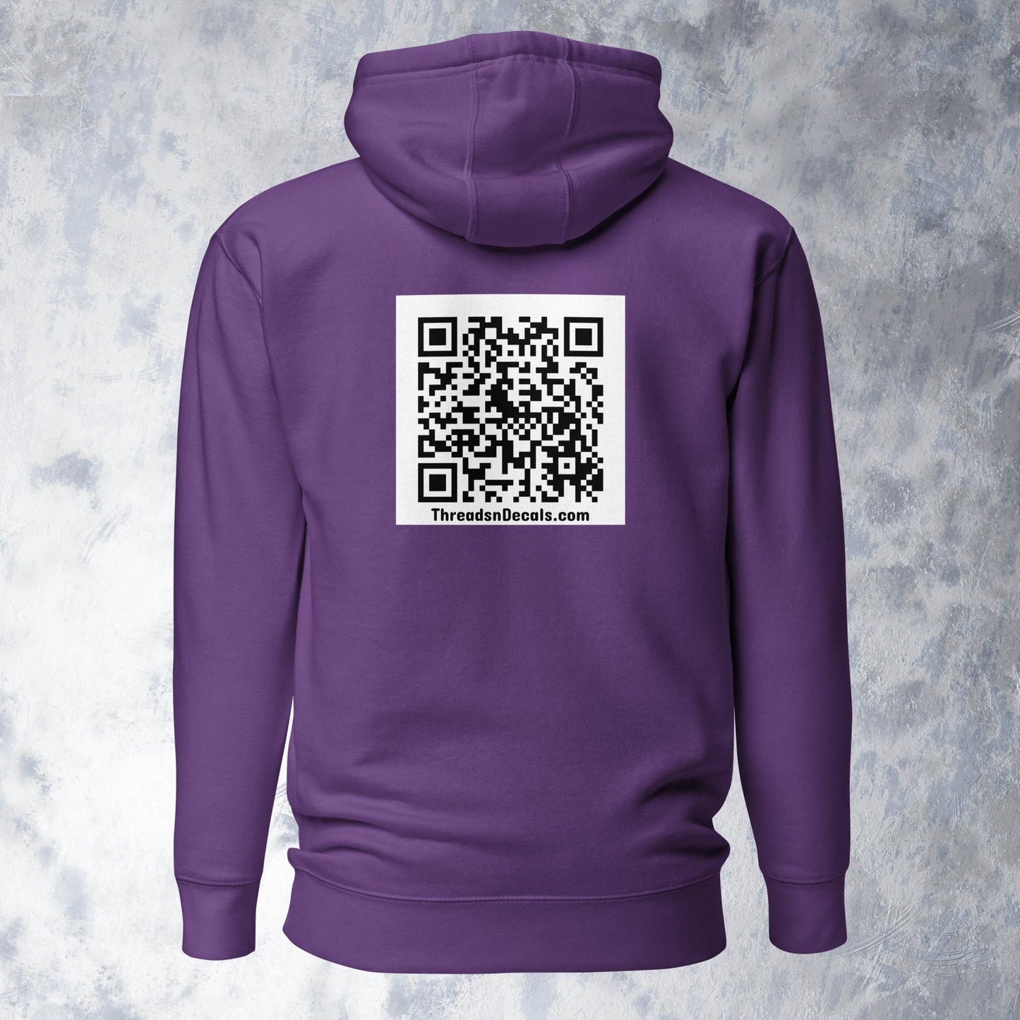 Emoji Middle Finger QR Code Hoodie