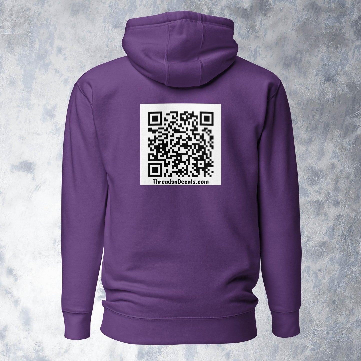 Emoji Kiss Middle Finger QR Code Hoodie