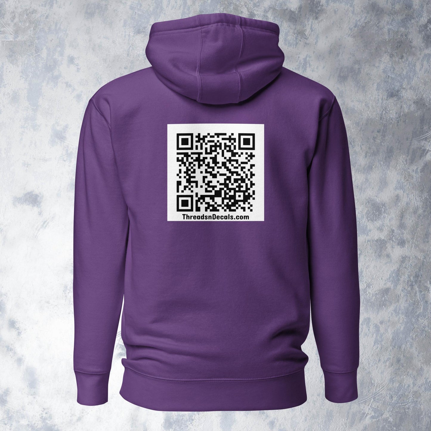 Stay Focused Stay Humbled QR Code Hoodie