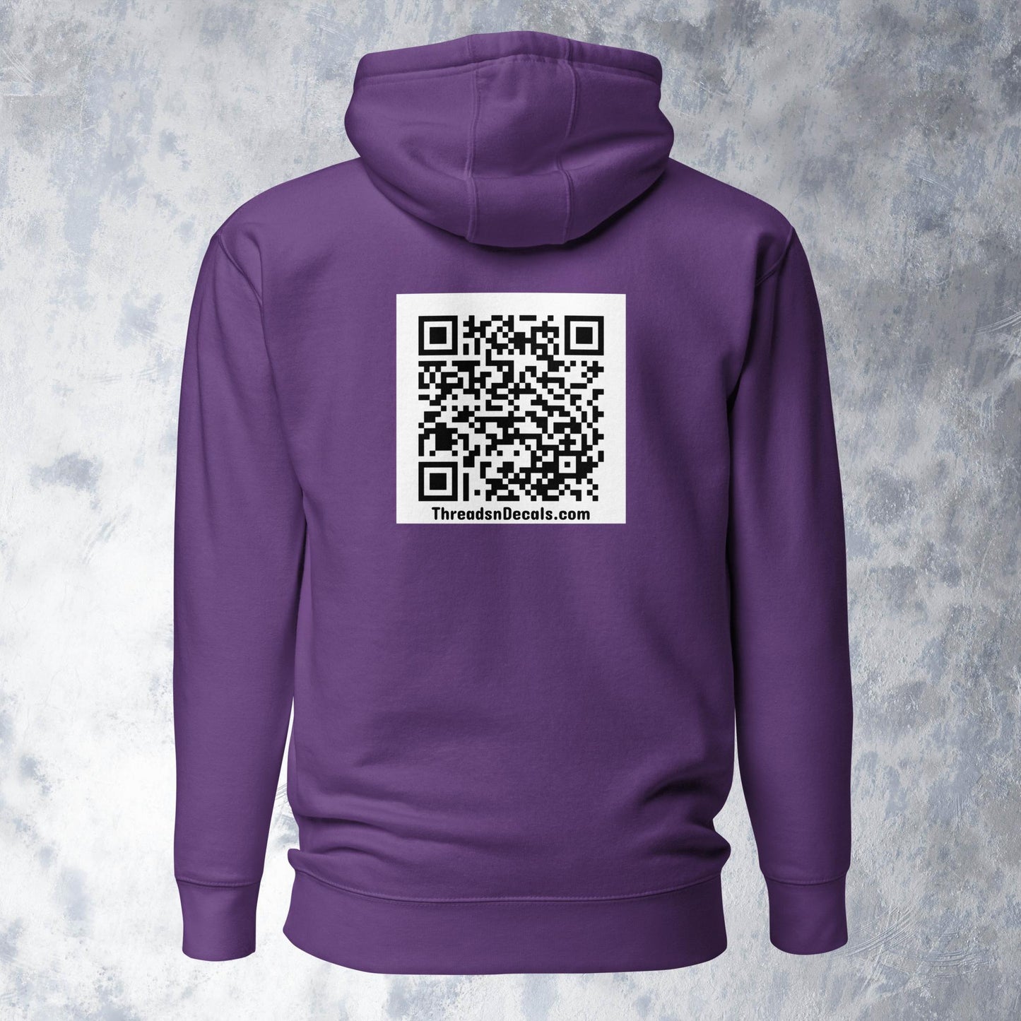 Radiate Positive Energy QR Code Hoodie