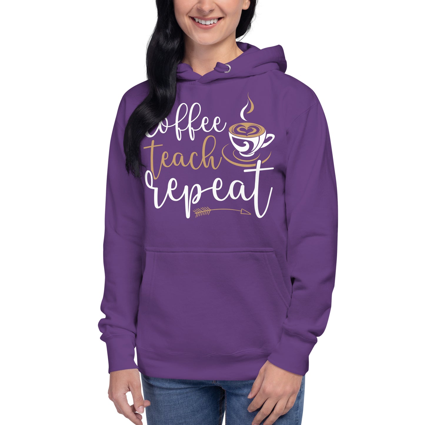 Coffee, Teach, Repeat Hoodie