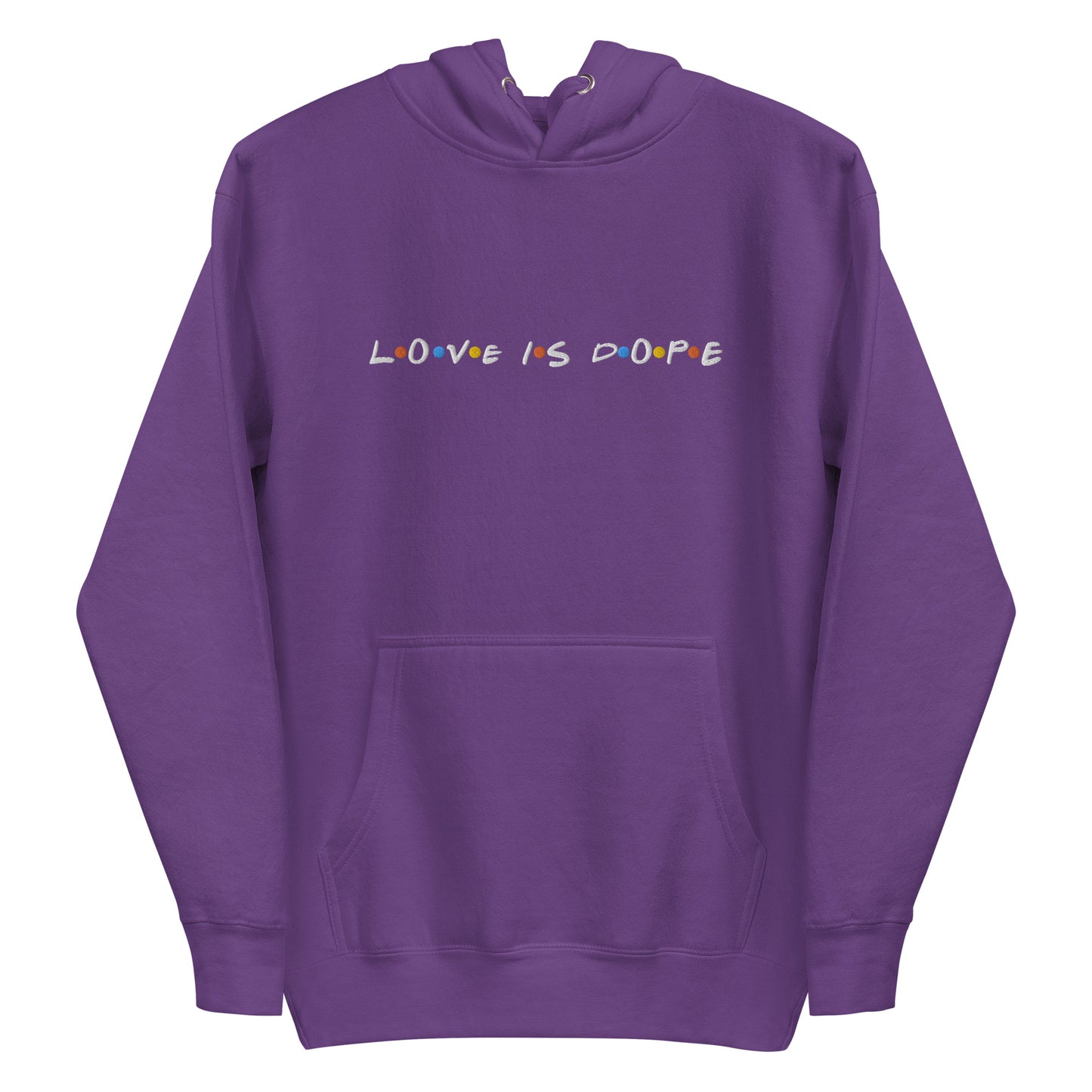 Love is Dope Hoodie Embroidered