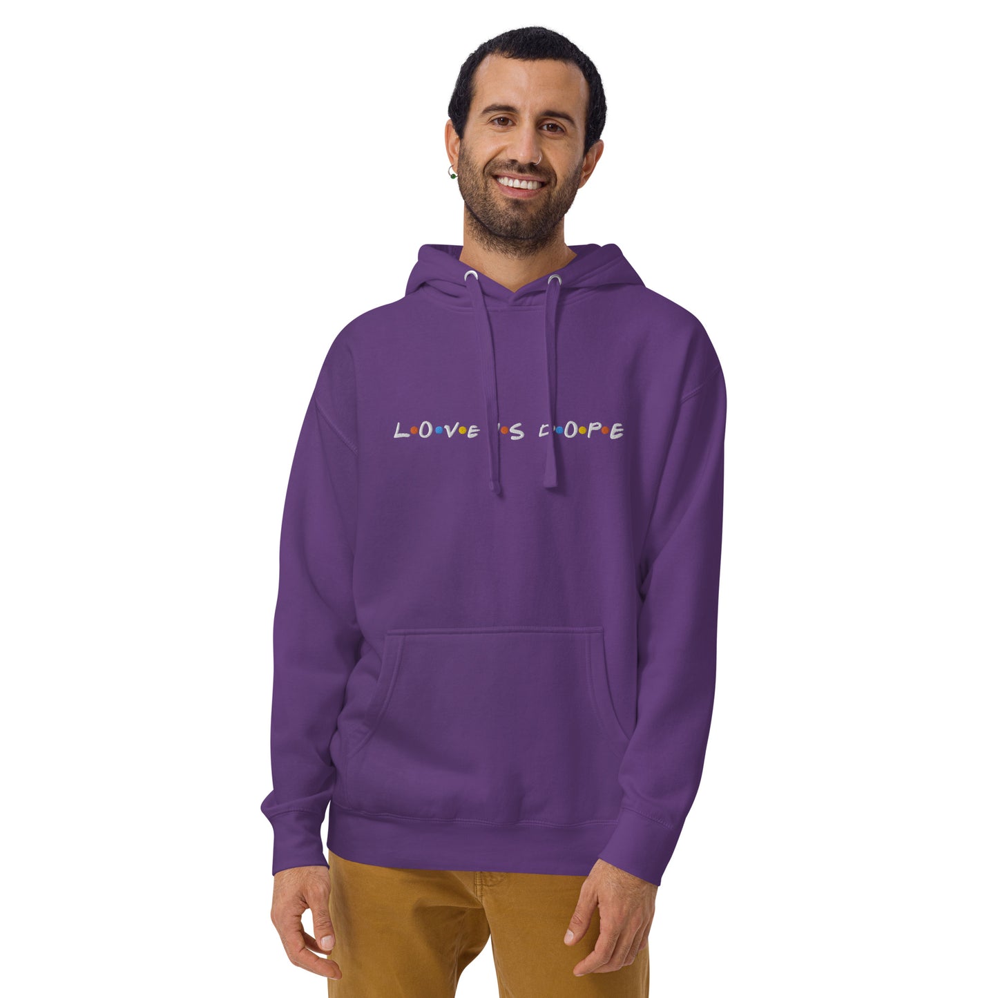 Love is Dope Hoodie Embroidered