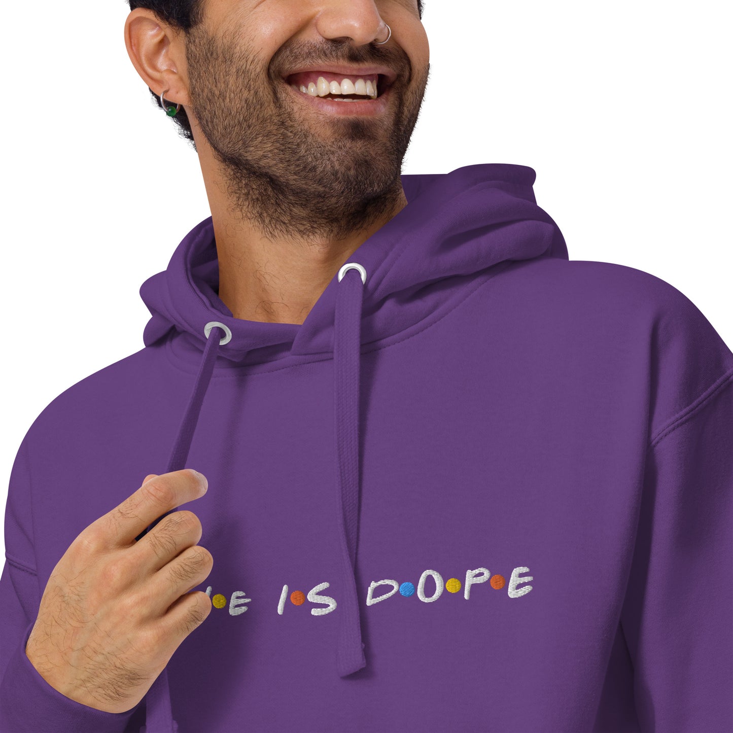 Love is Dope Hoodie Embroidered