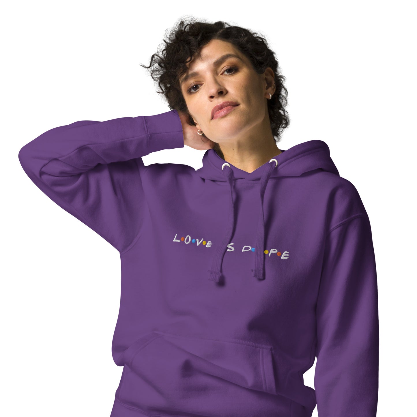 Love is Dope Hoodie Embroidered