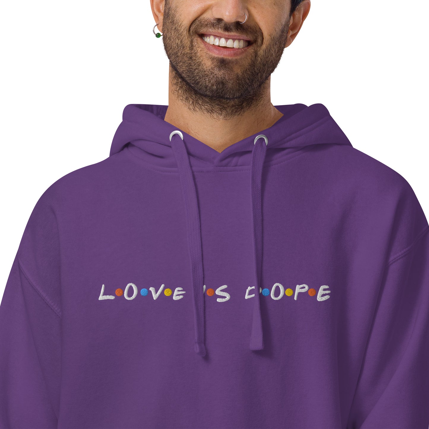 Love is Dope Hoodie Embroidered