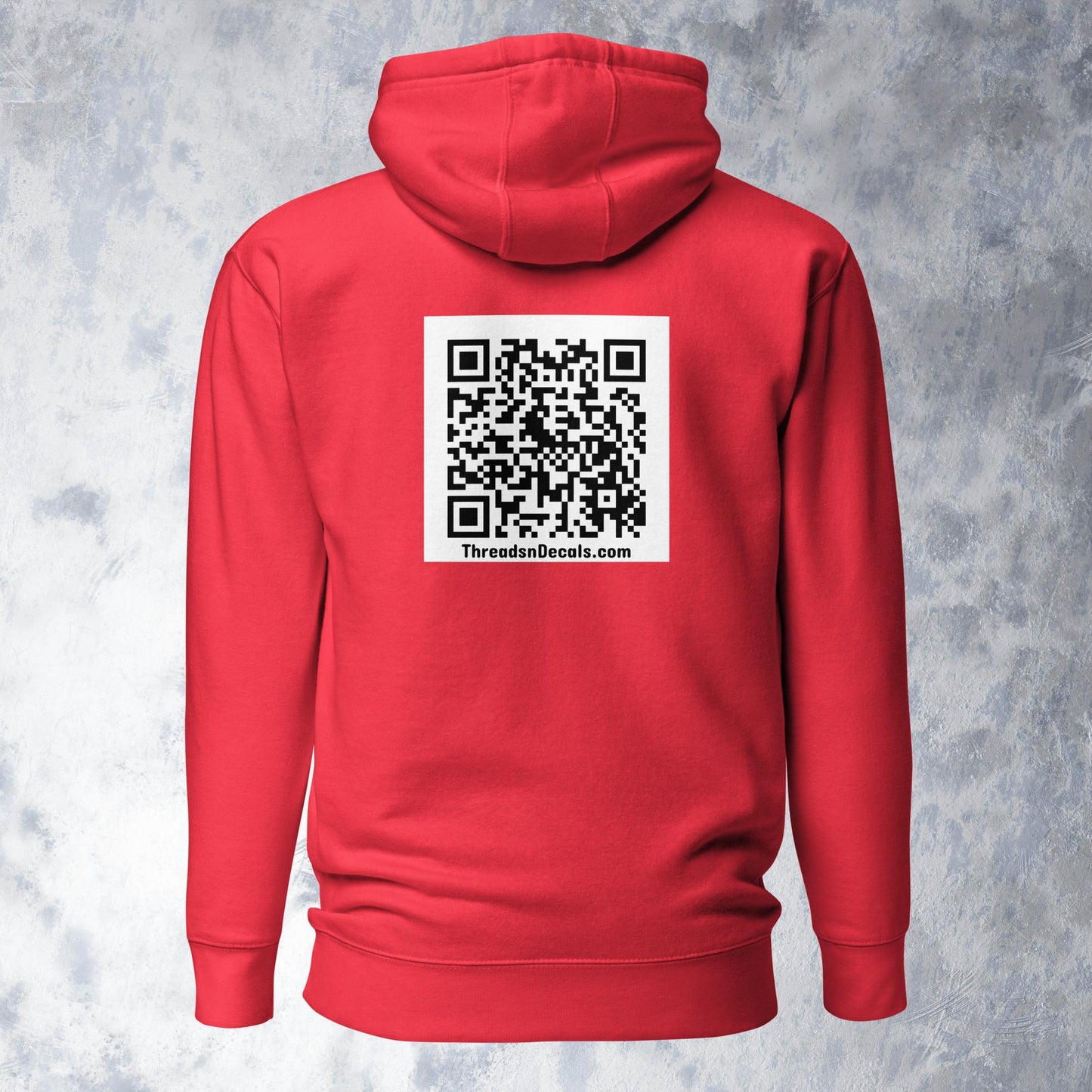 Emoji Middle Finger QR Code Hoodie