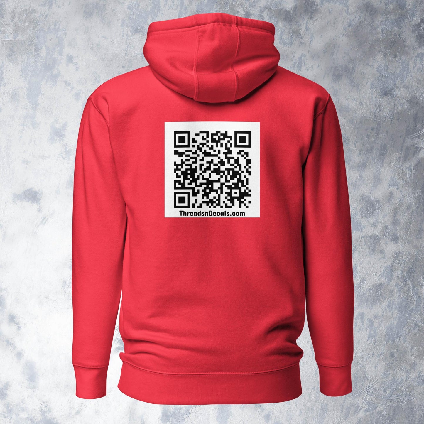 Emoji Kiss Middle Finger QR Code Hoodie