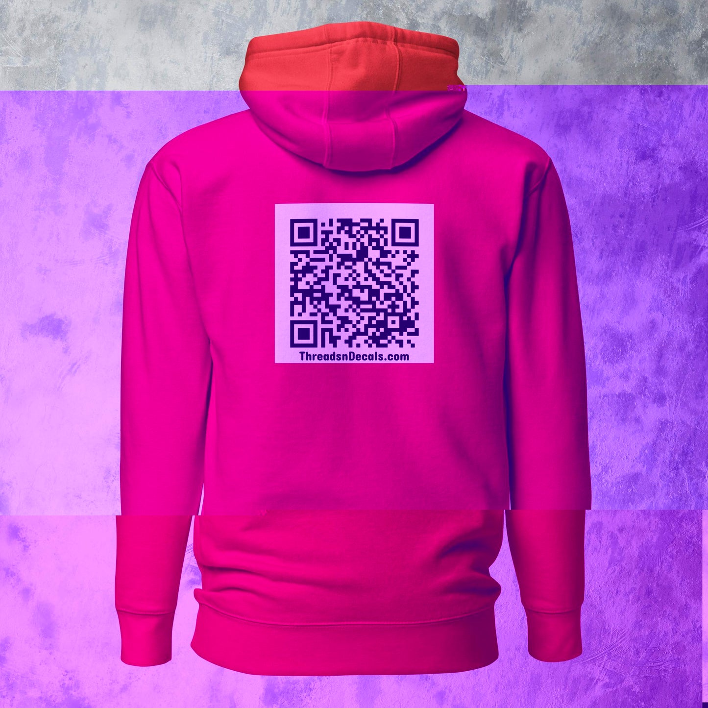 Fuck Off Wingman QR Code Hoodie