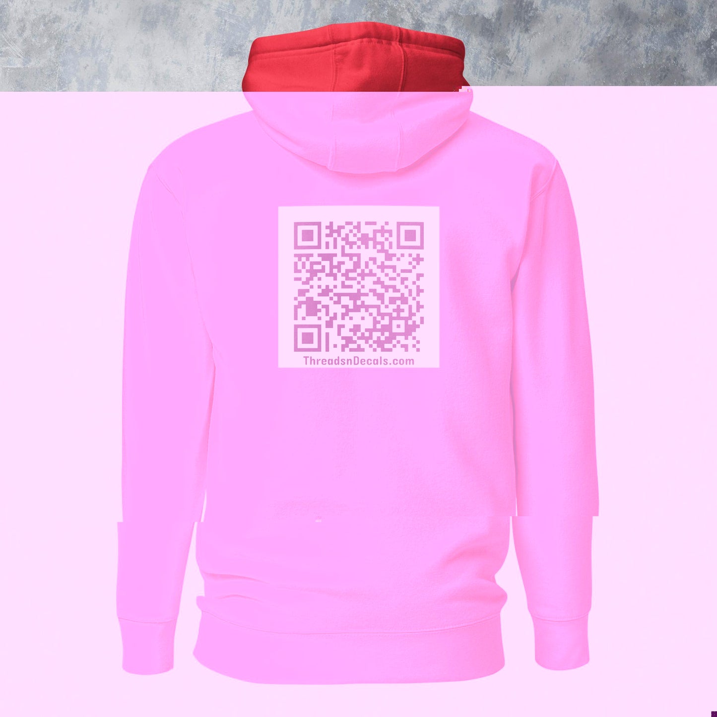 Radiate Positive Energy QR Code Hoodie