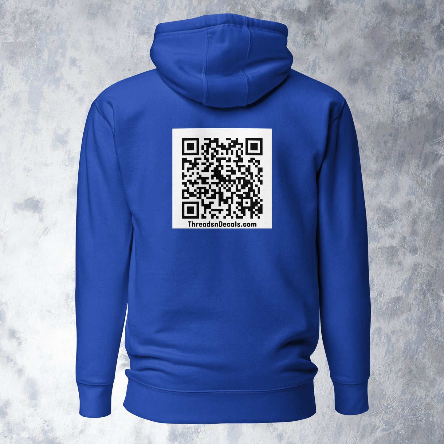 Emoji Middle Finger QR Code Hoodie