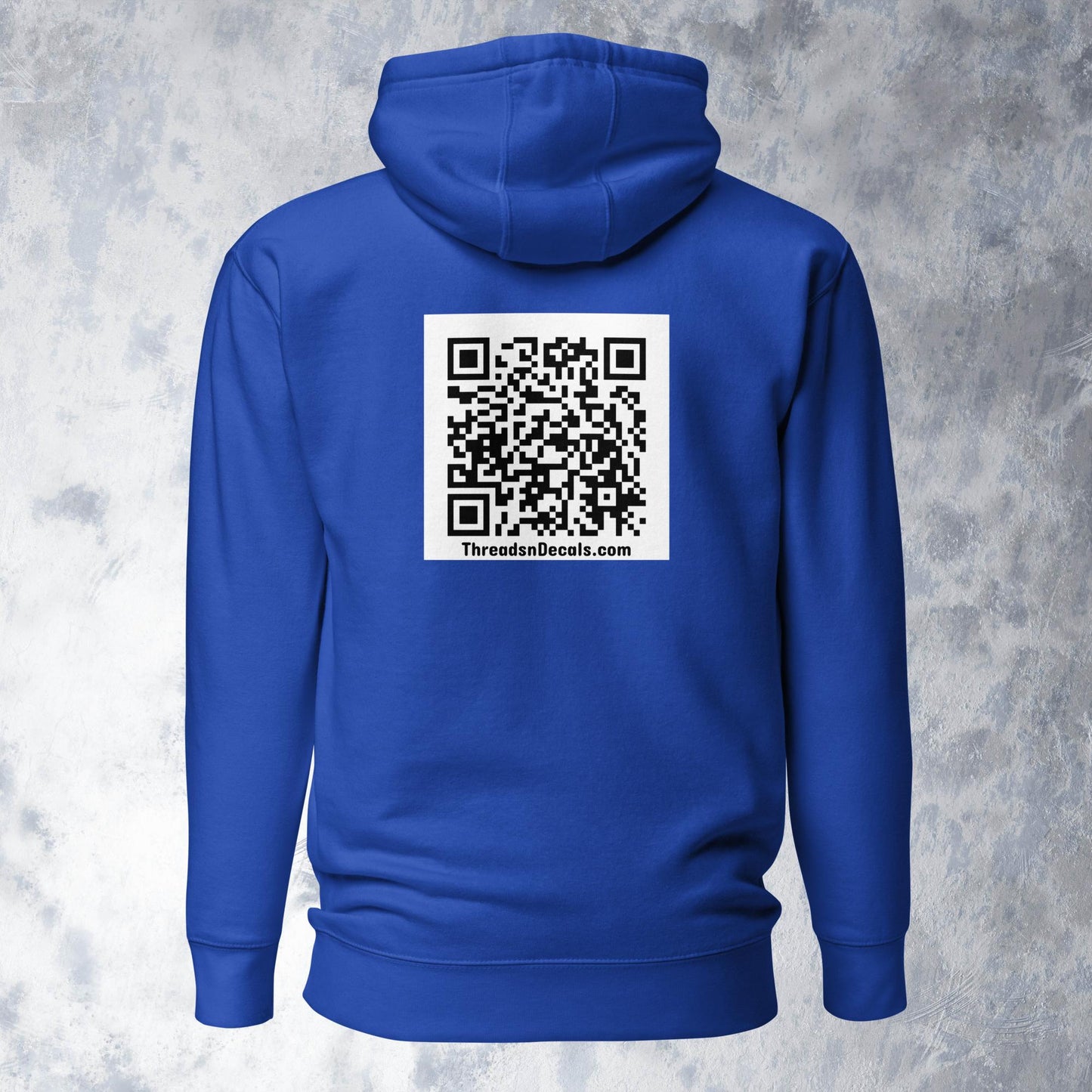 Emoji Kiss Middle Finger QR Code Hoodie