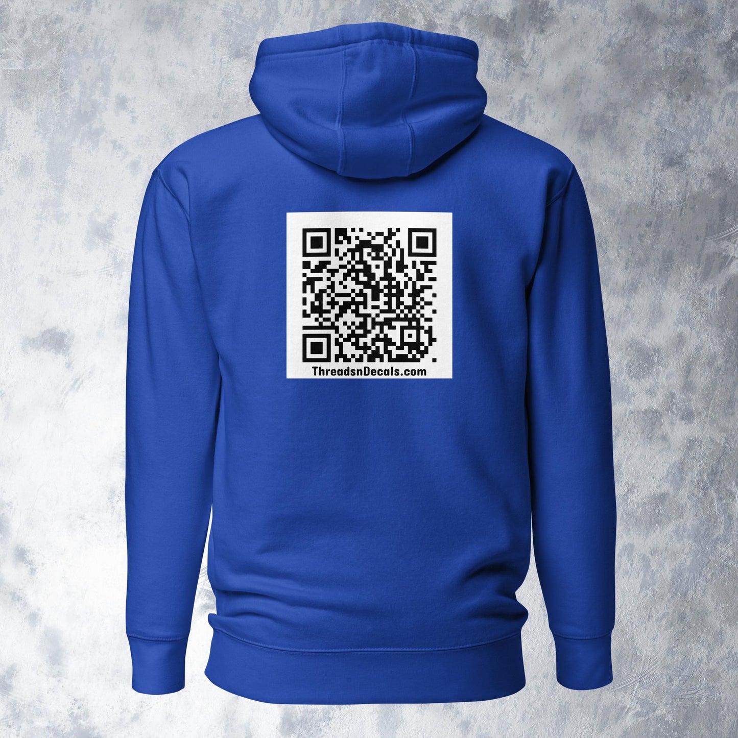 Wake Up Be Awesome QR Code Hoodie