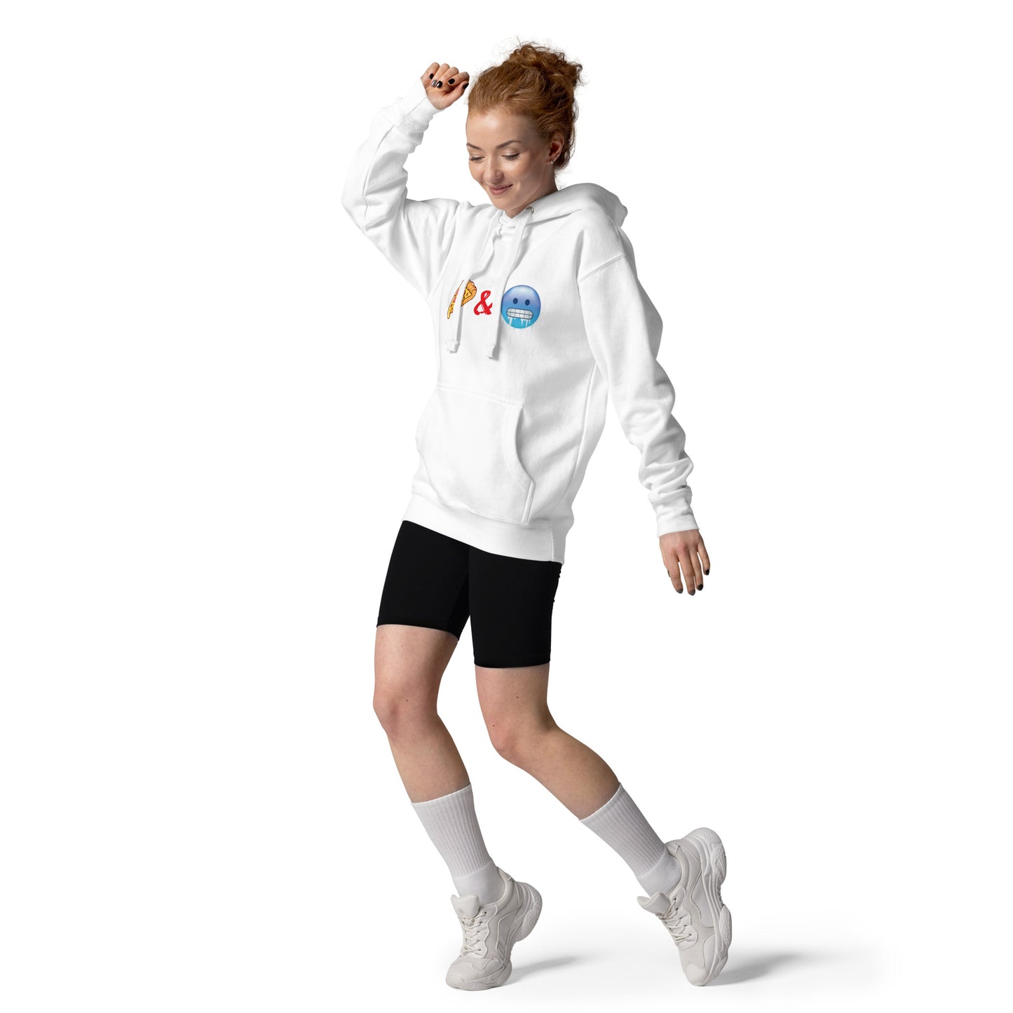 Pizza & Chill Emoji Hoodie