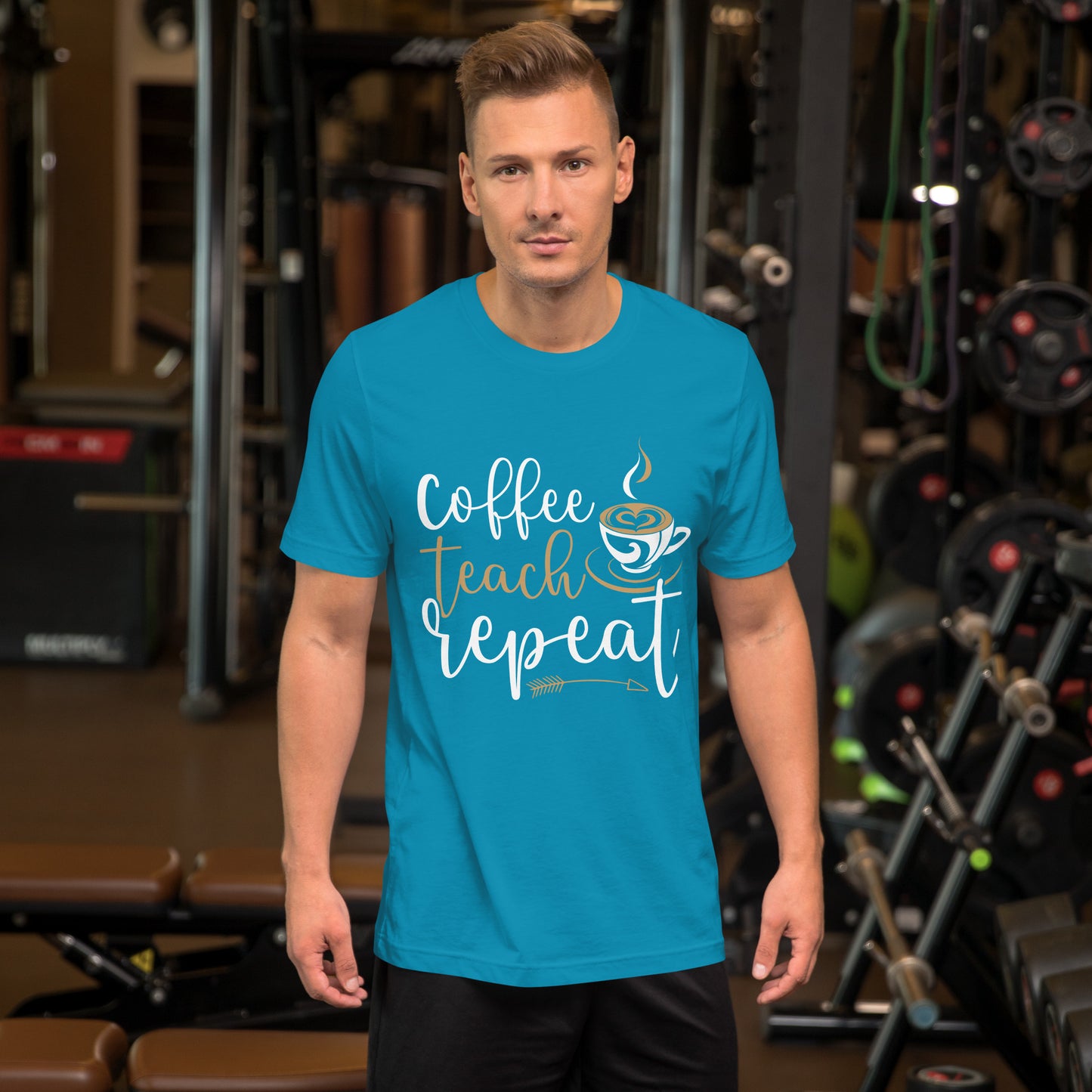 Coffee, Teach, Repeat T-Shirt