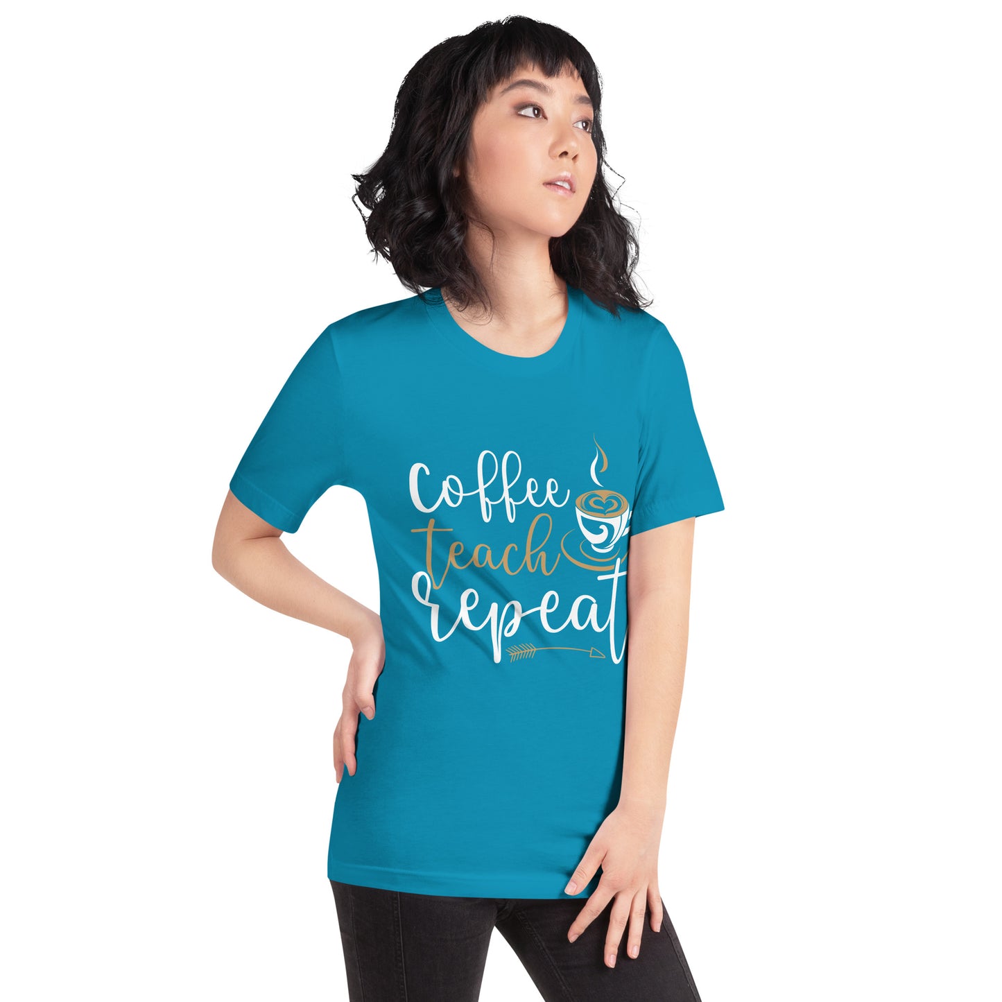 Coffee, Teach, Repeat T-Shirt