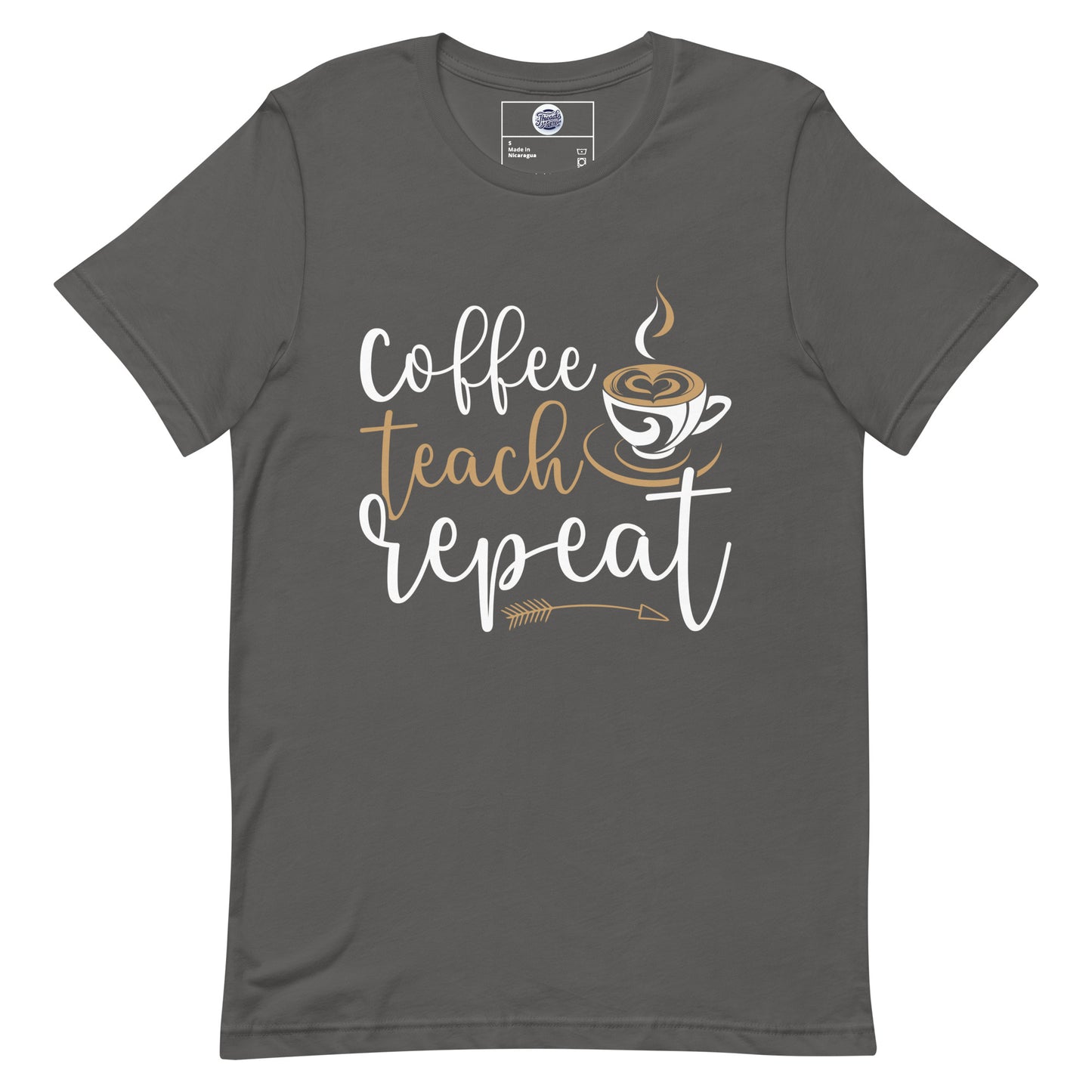 Coffee, Teach, Repeat T-Shirt