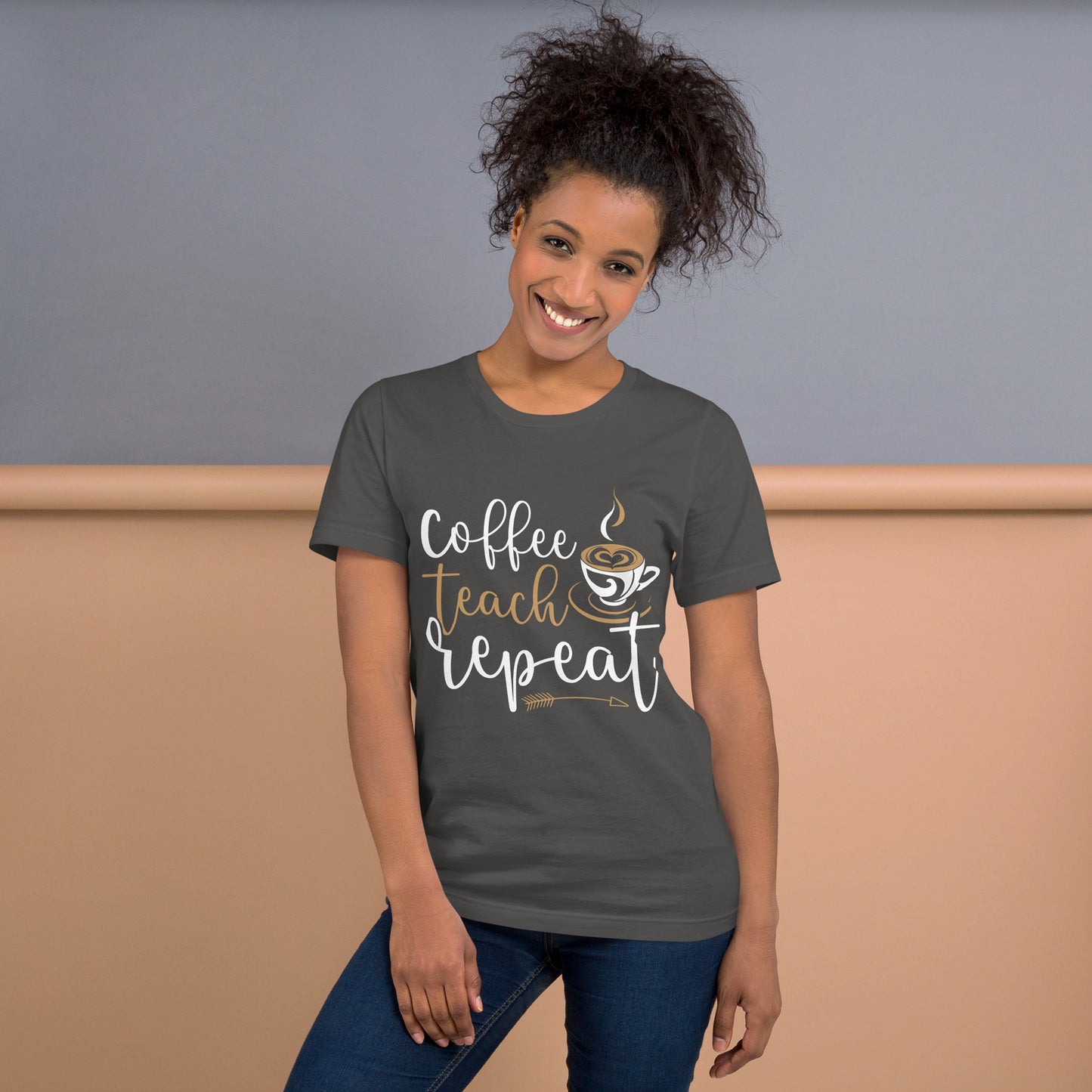 Coffee, Teach, Repeat T-Shirt