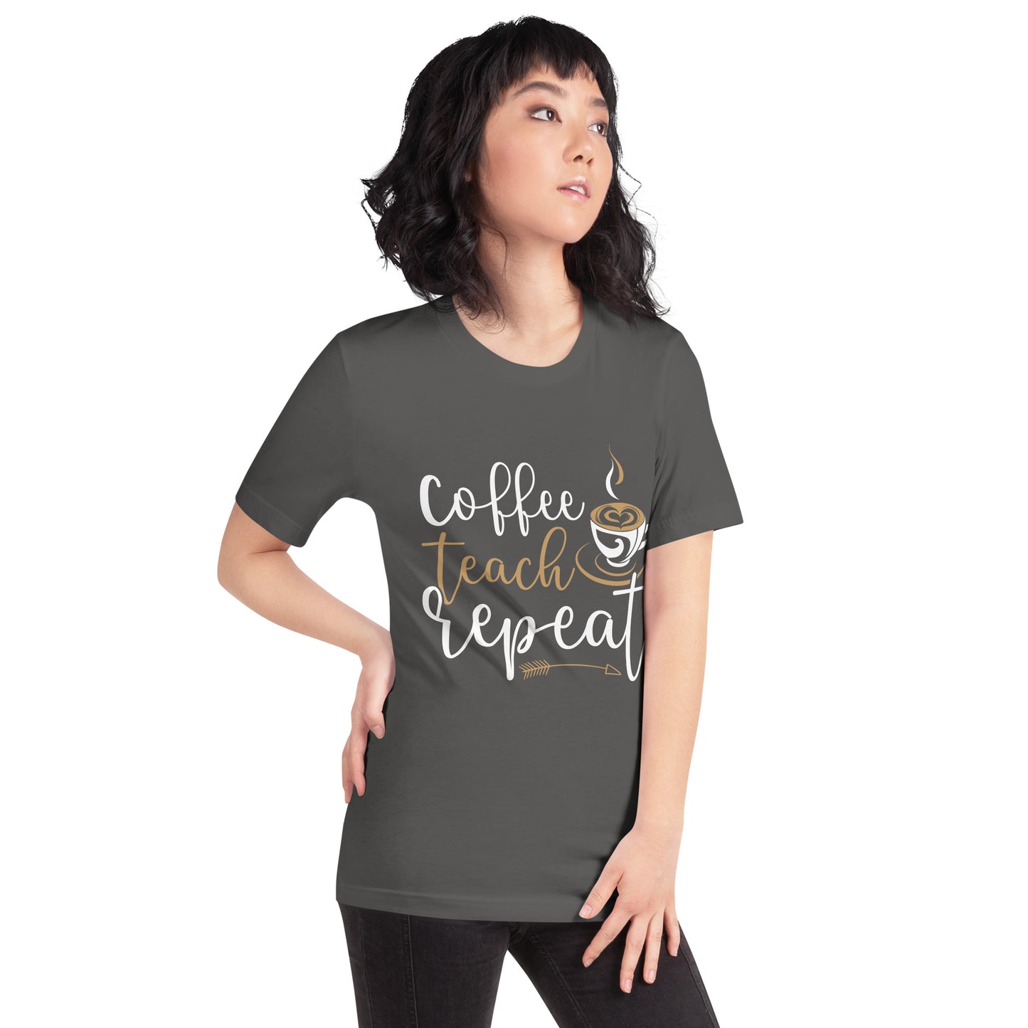 Coffee, Teach, Repeat T-Shirt