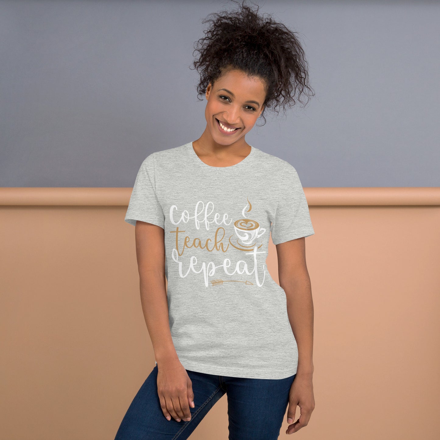 Coffee, Teach, Repeat T-Shirt