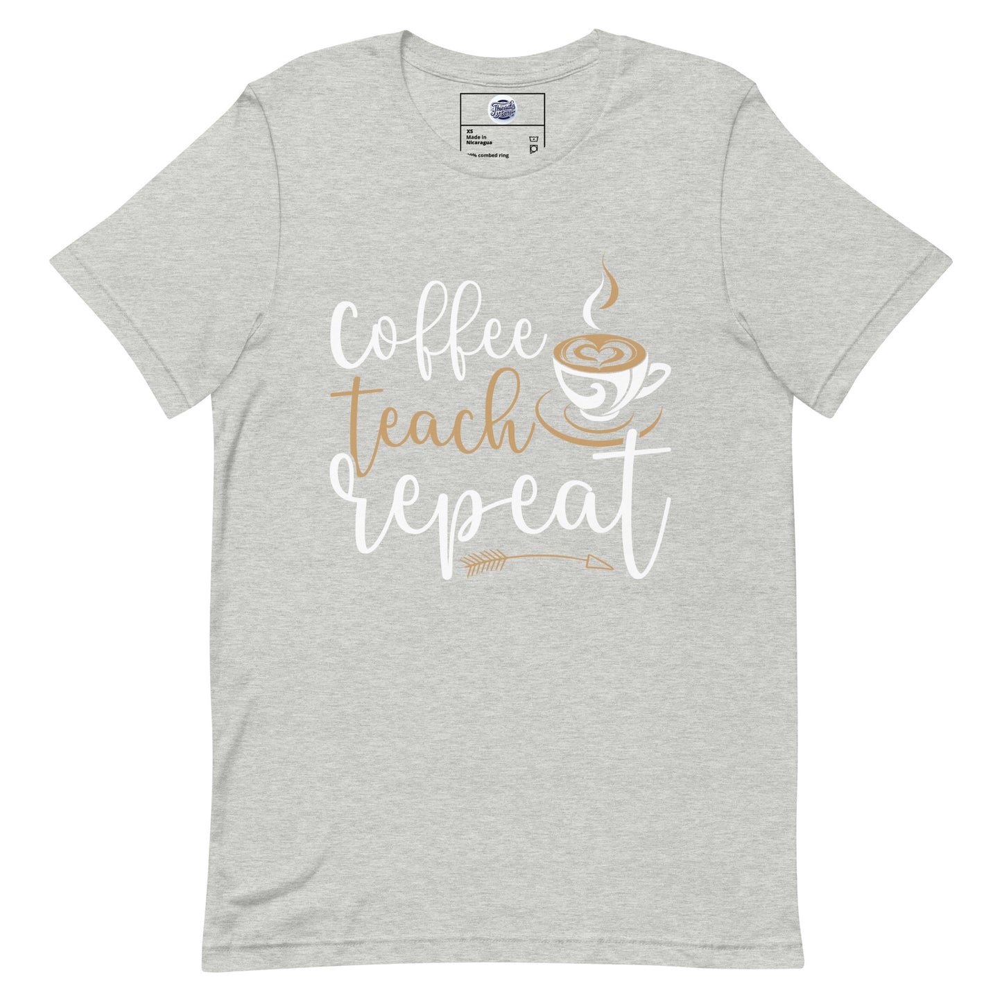 Coffee, Teach, Repeat T-Shirt