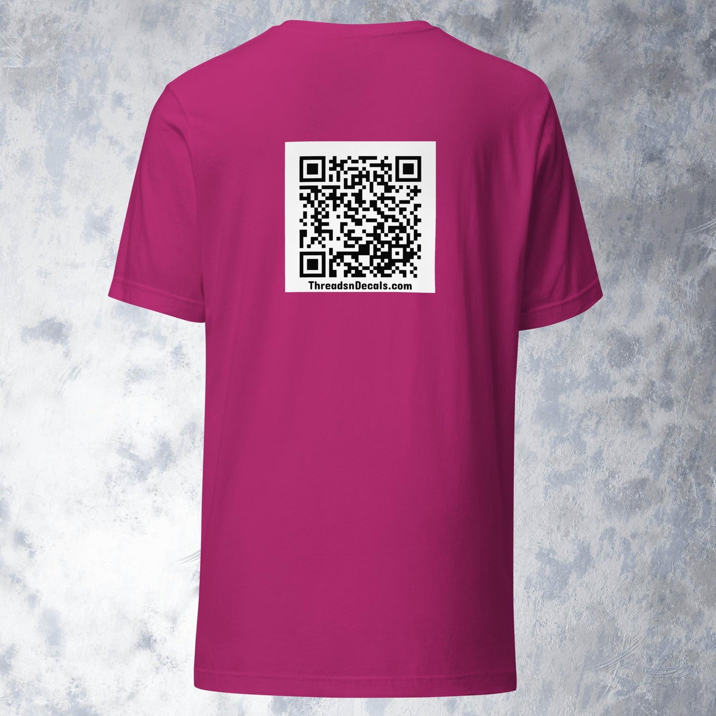 Stay Focused Stay Humbled QR Code T-Shirt