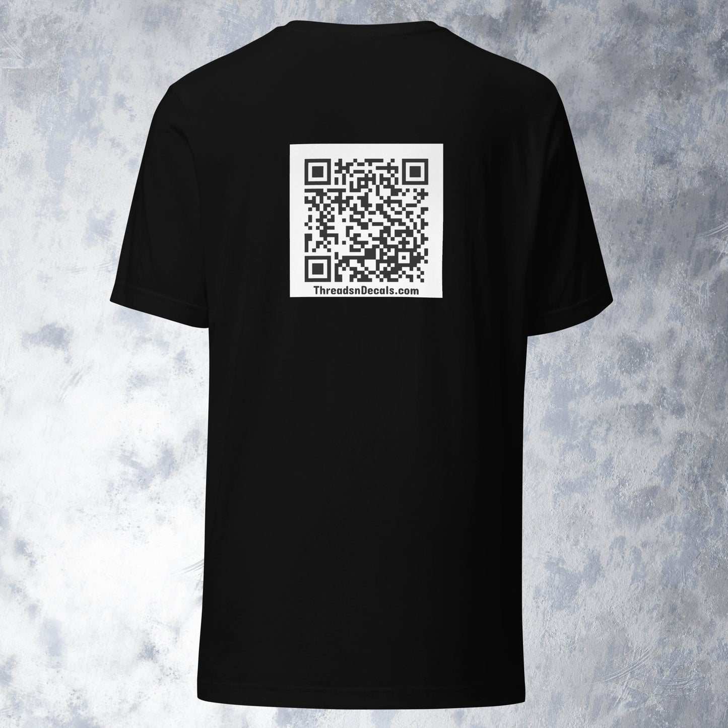 Stay Focused Stay Humbled QR Code T-Shirt