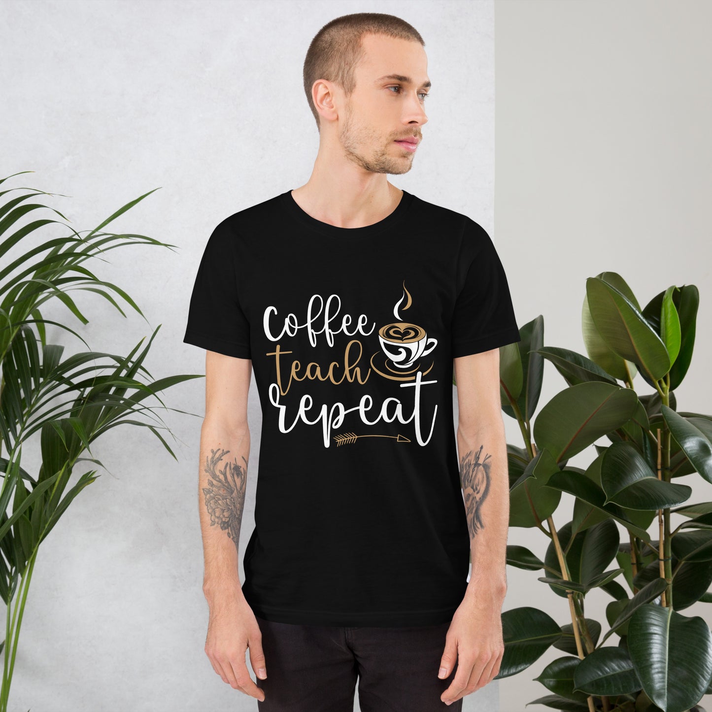 Coffee, Teach, Repeat T-Shirt