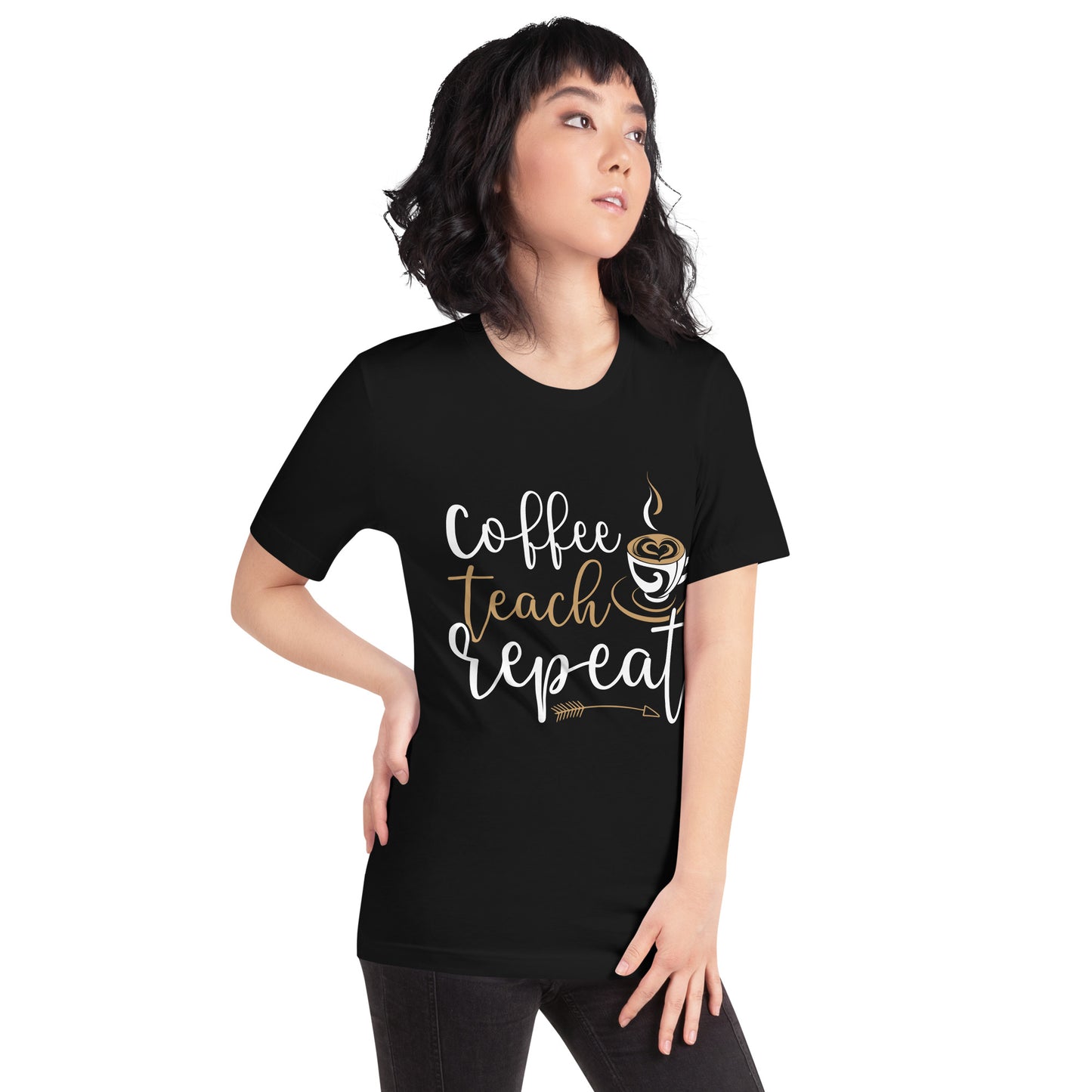 Coffee, Teach, Repeat T-Shirt