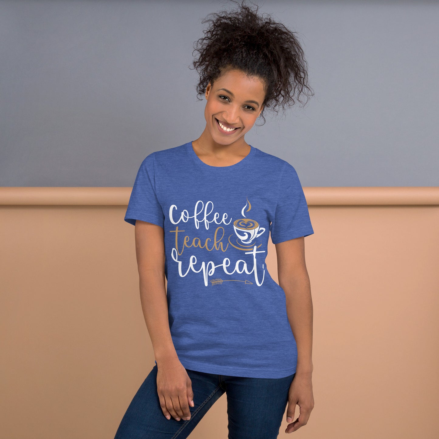 Coffee, Teach, Repeat T-Shirt