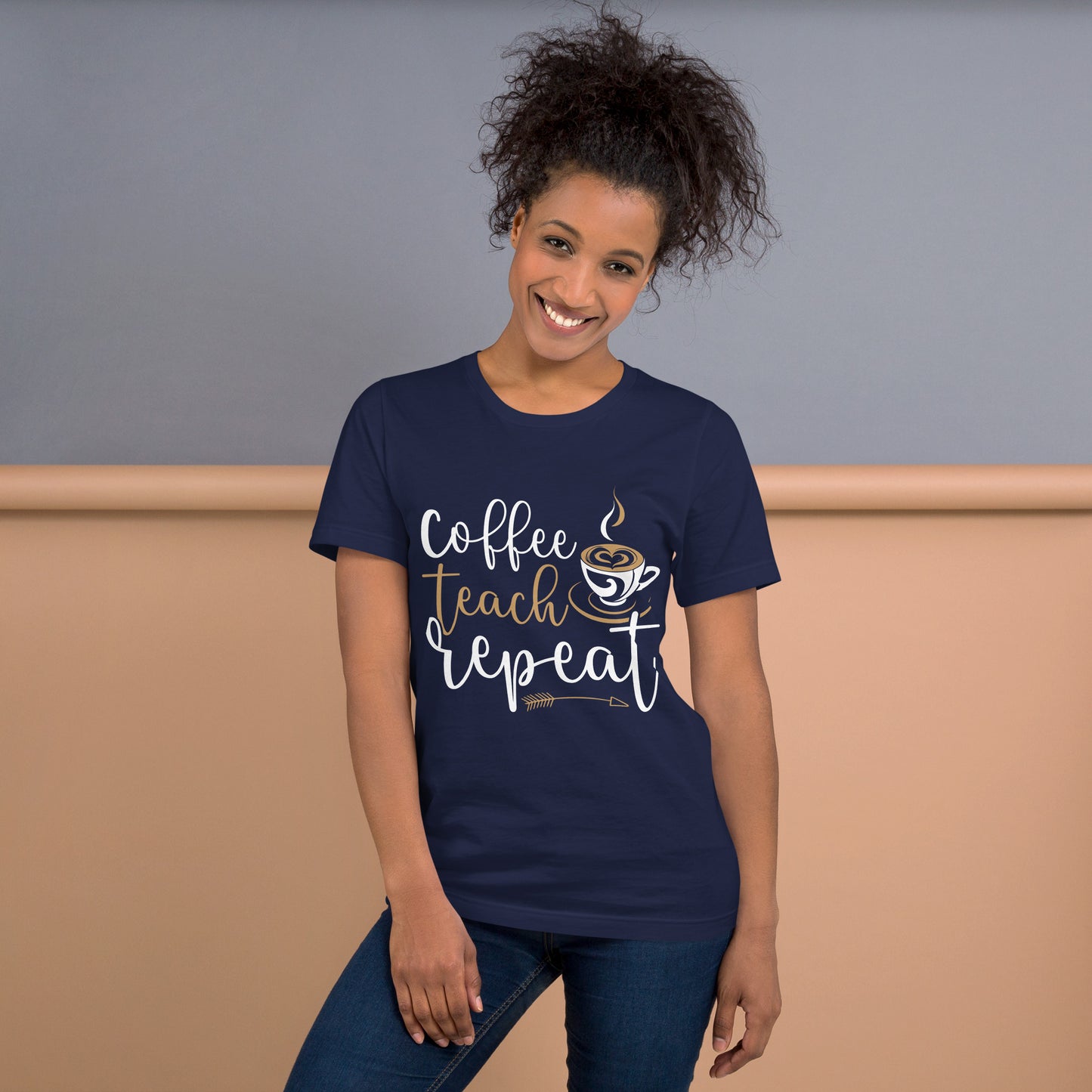 Coffee, Teach, Repeat T-Shirt