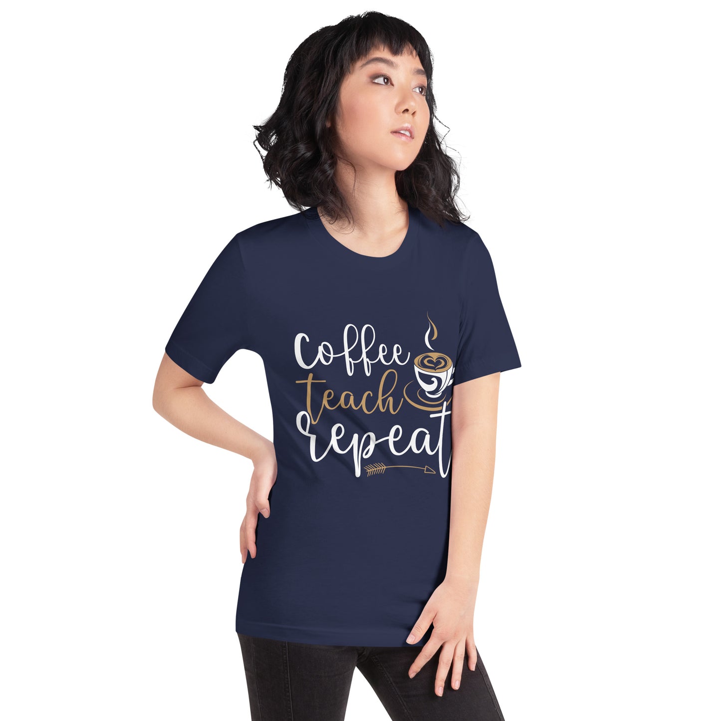 Coffee, Teach, Repeat T-Shirt