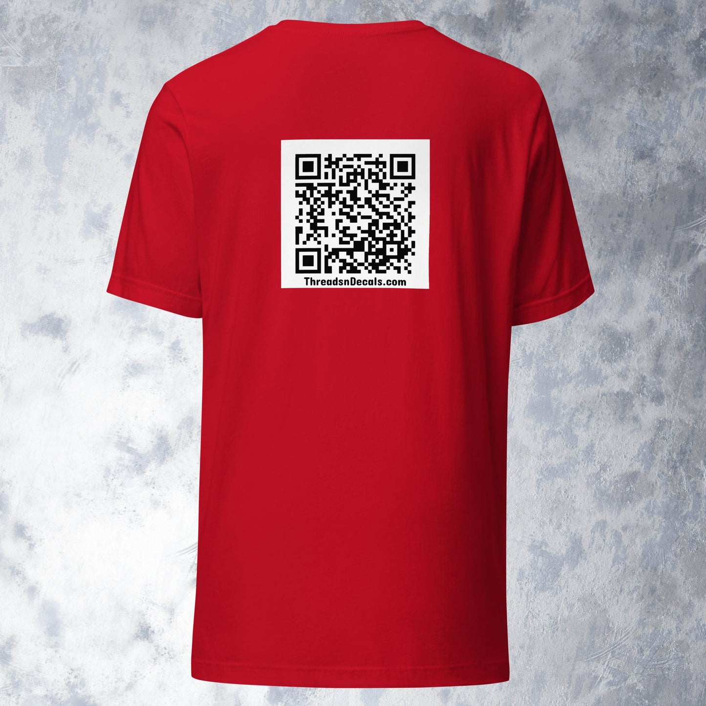 Stay Focused Stay Humbled QR Code T-Shirt