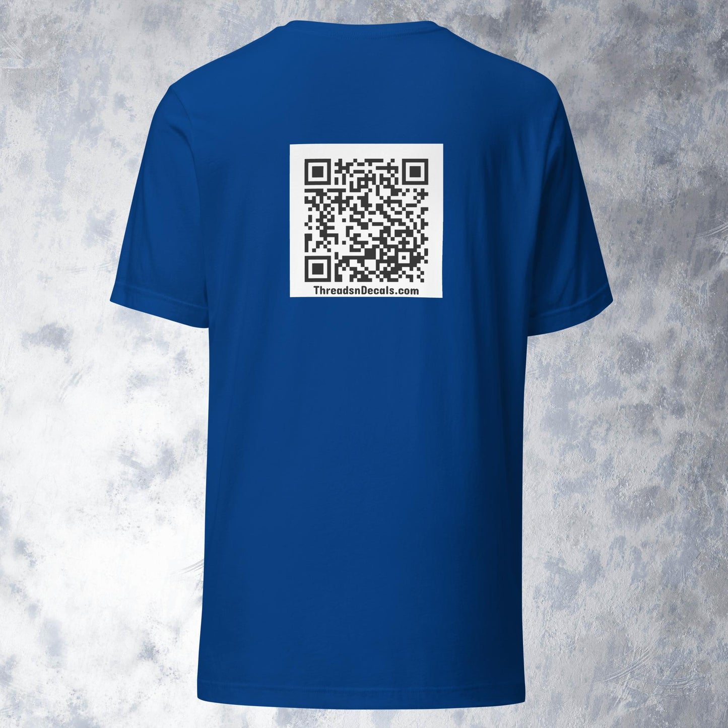 Stay Focused Stay Humbled QR Code T-Shirt