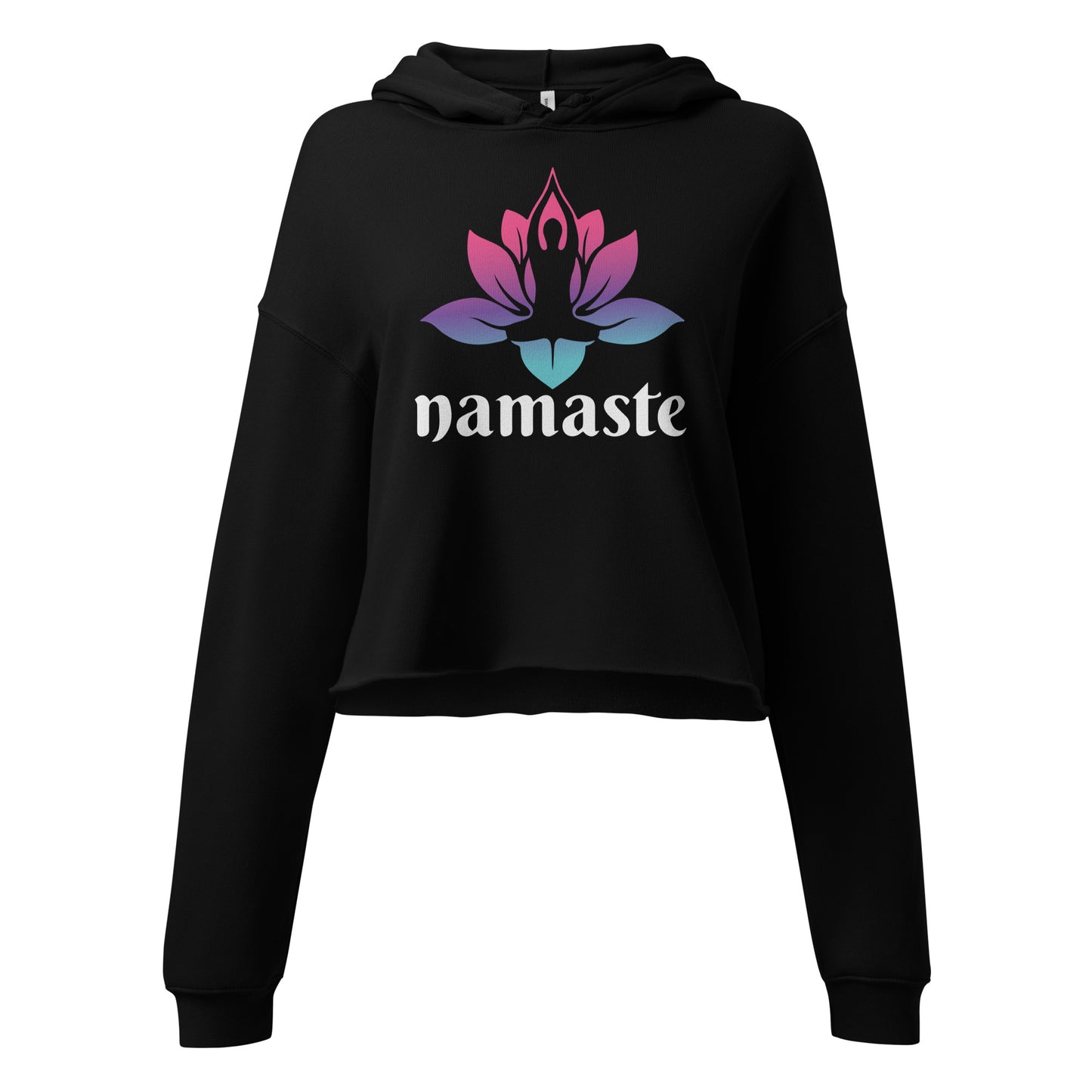 Zen Bloom Crop Hoodie