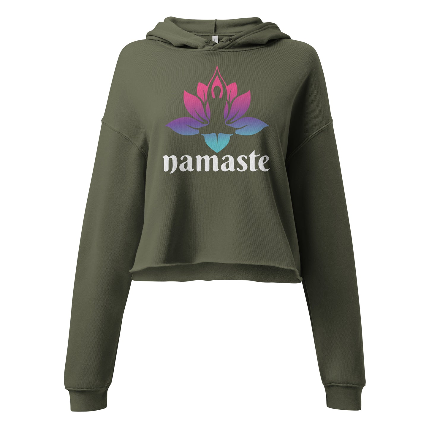 Zen Bloom Crop Hoodie