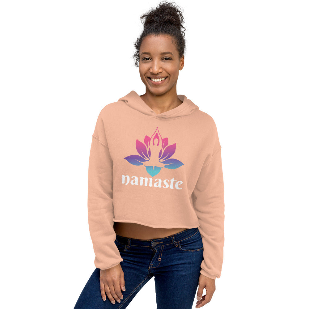 Zen Bloom Crop Hoodie