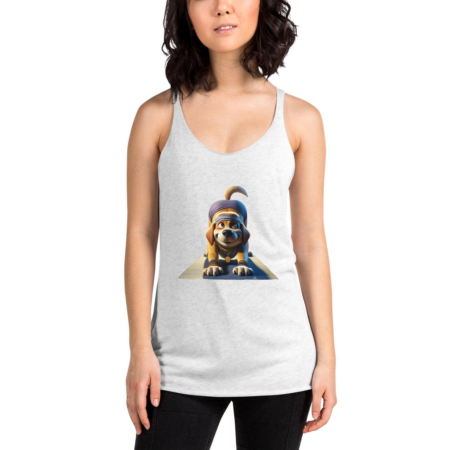 Downward Dawg Racerback Tank