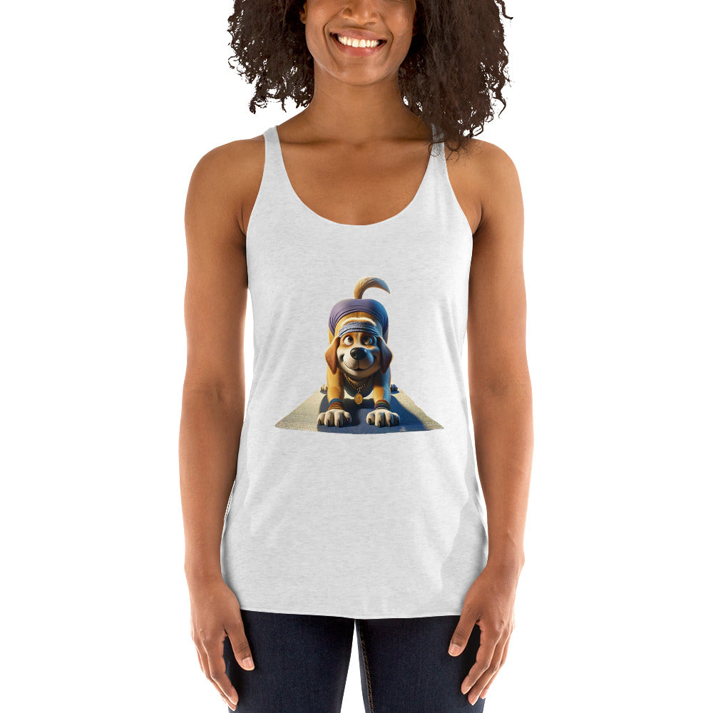 Downward Dawg Racerback Tank