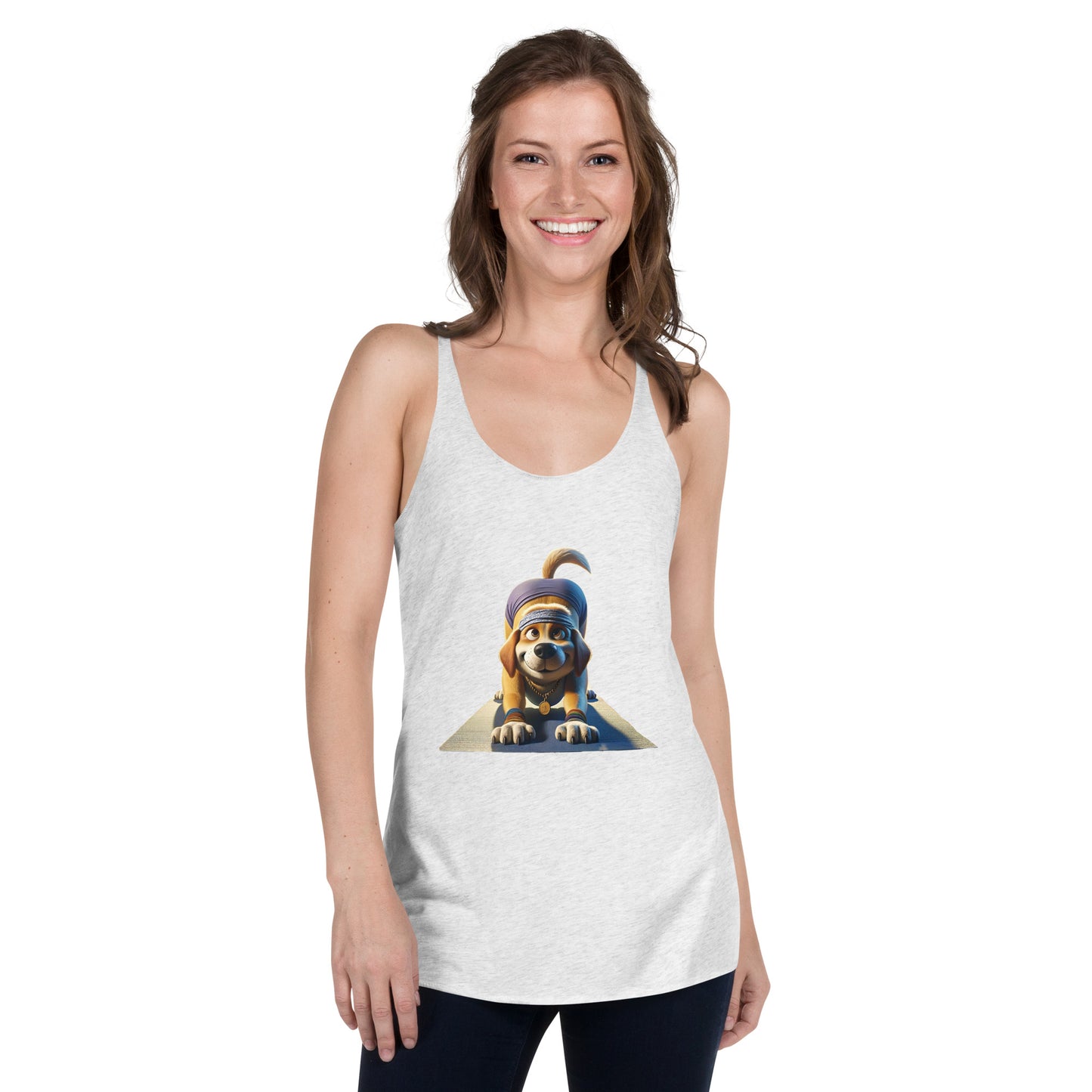 Downward Dawg Racerback Tank