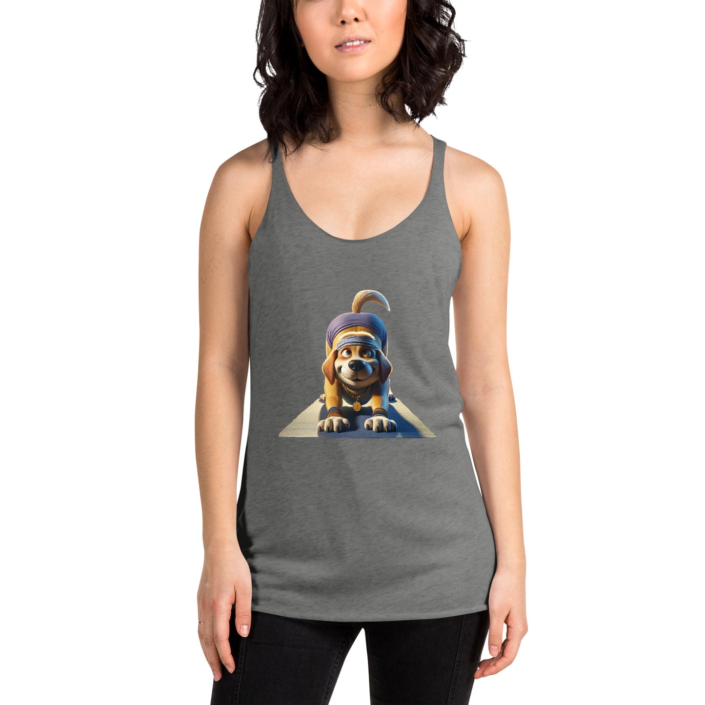 Downward Dawg Racerback Tank