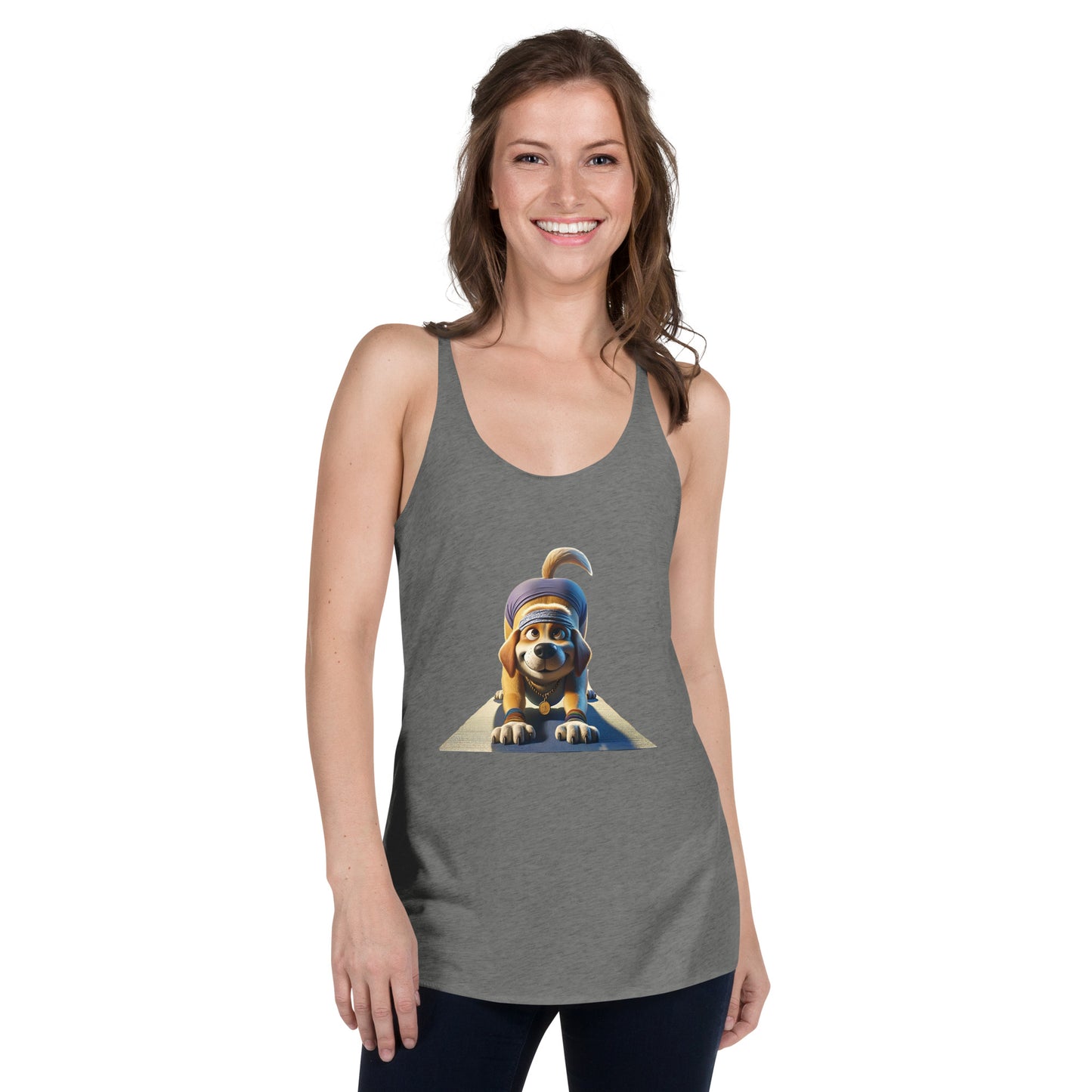 Downward Dawg Racerback Tank