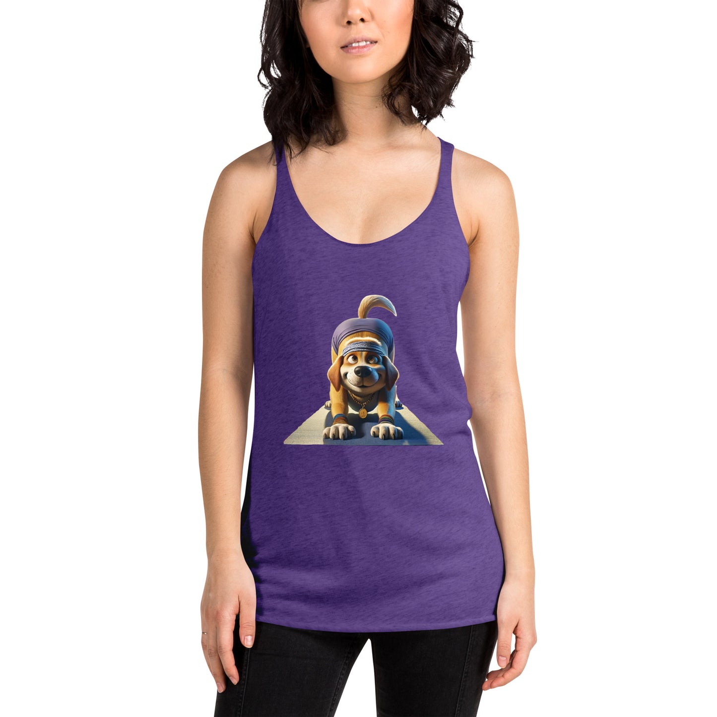 Downward Dawg Racerback Tank