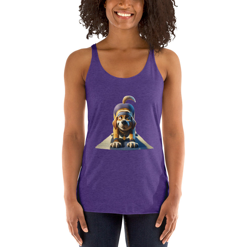 Downward Dawg Racerback Tank