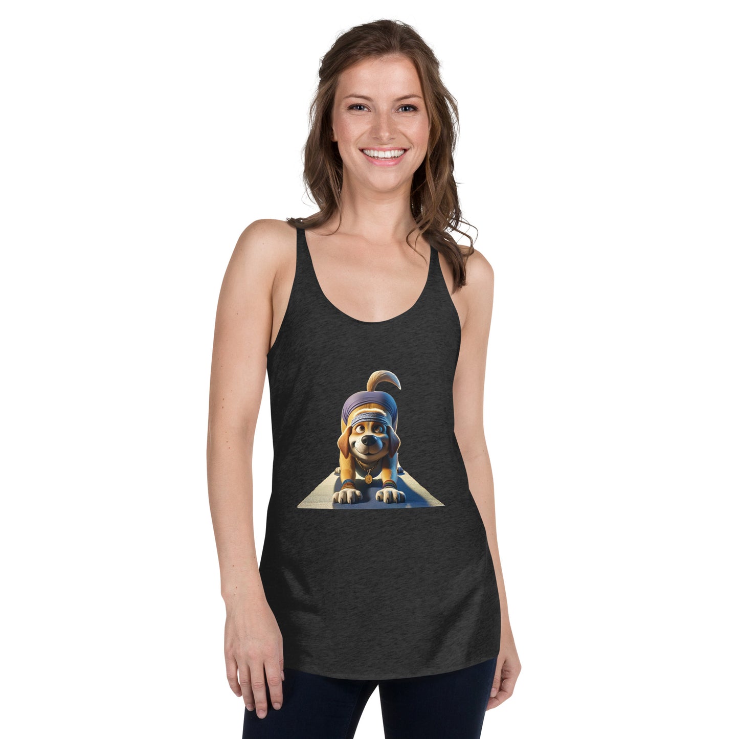 Downward Dawg Racerback Tank