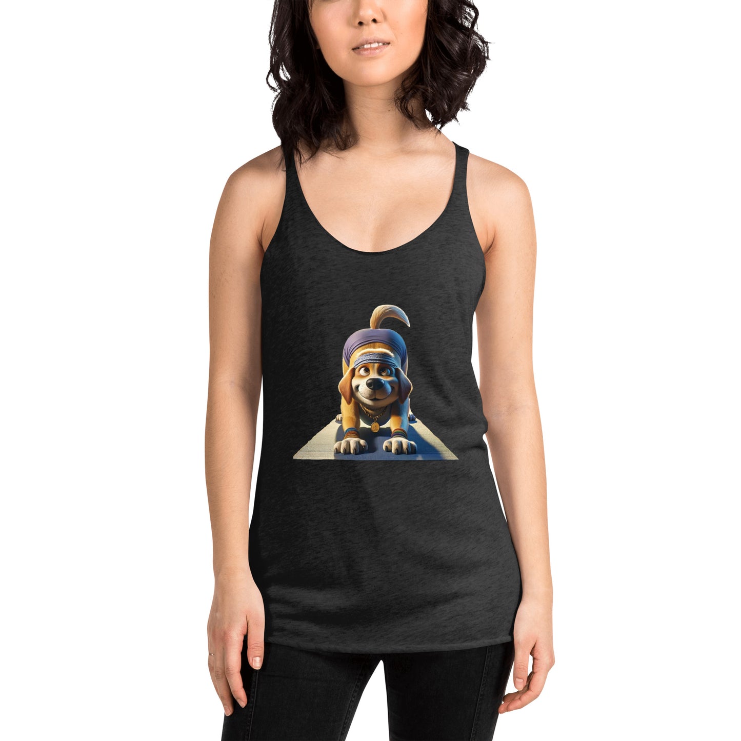 Downward Dawg Racerback Tank