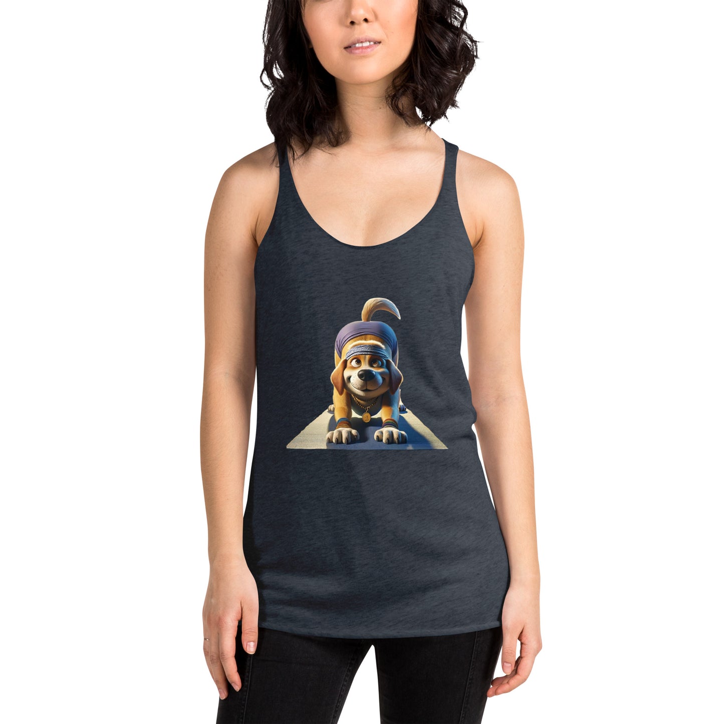 Downward Dawg Racerback Tank