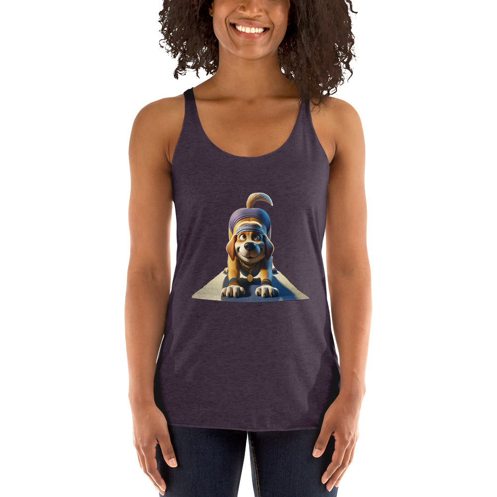 Downward Dawg Racerback Tank